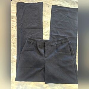A. Byer Juniors Black Dress Pants Size 3 Flat Front Trousers Career Workwear